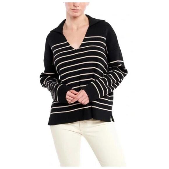 LA LIGNE Sailor Stripe Cotton Sweater Size XL - Picture 10 of 10